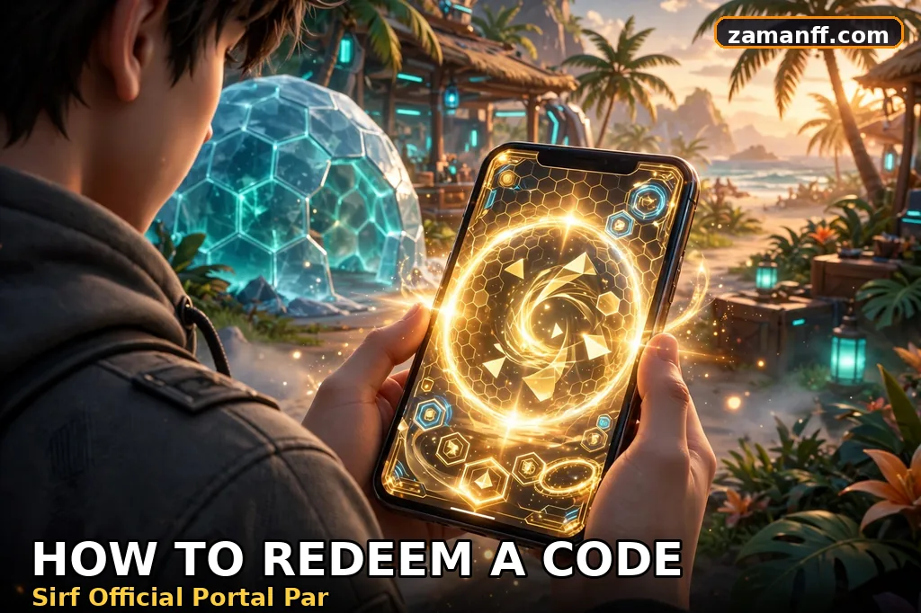 Player redeeming a code on the official redemption website step by step